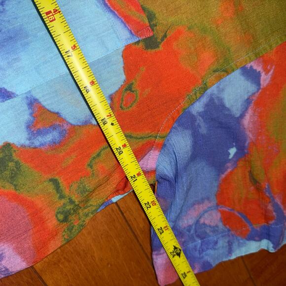 Obey Tye Dye Button Up Shirt Men’s Small - Picture 3 of 6